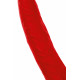 Красная насадка на пенис для двойного проникновения Black Red - 16,5 см.