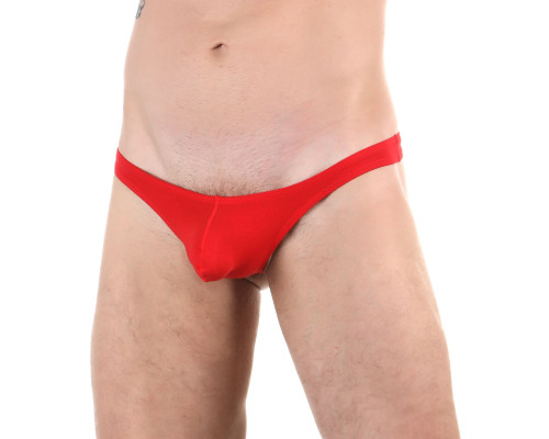 Заказать Сексуальные низкие трусы-тонги из хлопкового полотна