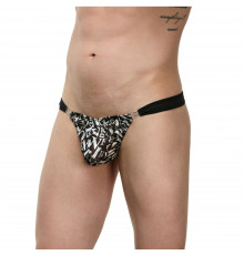 Мужские трусы-тонги с принтом в виде букв