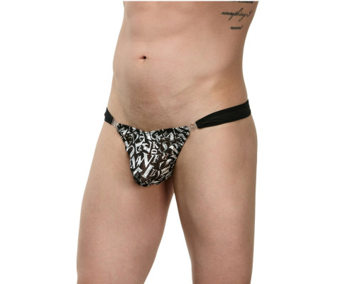Заказать Мужские трусы-тонги с принтом в виде букв