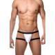 Заказать Бело-черные мужские трусы-джоки