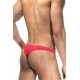 Заказать Мужские красные трусы-тонги на застежке