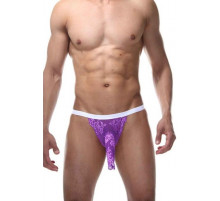 Пикантные трусы-джоки из кружева на резинках