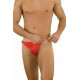 Заказать Мужские красные трусы-тонги на застежке
