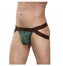 Стильные мужские трусы-джоки с леопардовым принтом