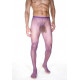Заказать Мужские фиолетовые колготы с полностью открытыми ягодицами