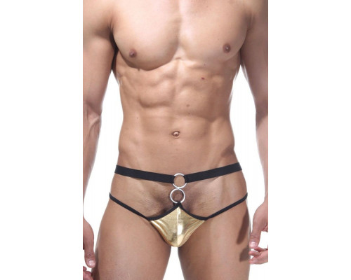 Заказать Сексуальные трусики-джоки с колечками