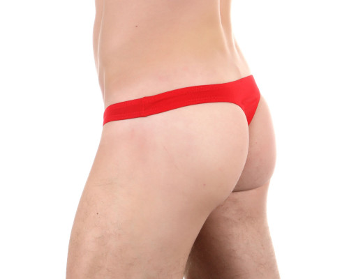 Заказать Сексуальные низкие трусы-тонги из хлопкового полотна