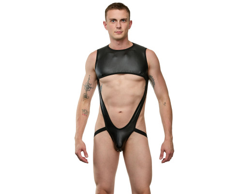 Заказать Черное сексуальное мужское боди