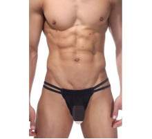 Мужские трусы-танга из полупрозрачной тянущейся ткани