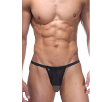 Мужские стринги из эластичной мягкой сетки