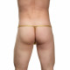 Заказать Мужские золотистые трусы-стринги