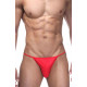 Заказать Классические красные трусы-стринги на тонких резинках
