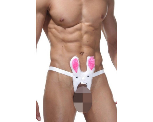 Заказать Эротические мужские трусы в виде зайца с доступом