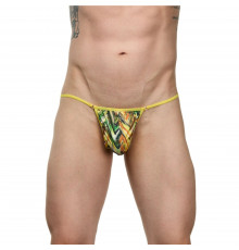 Мужские принтованные трусы-тонги