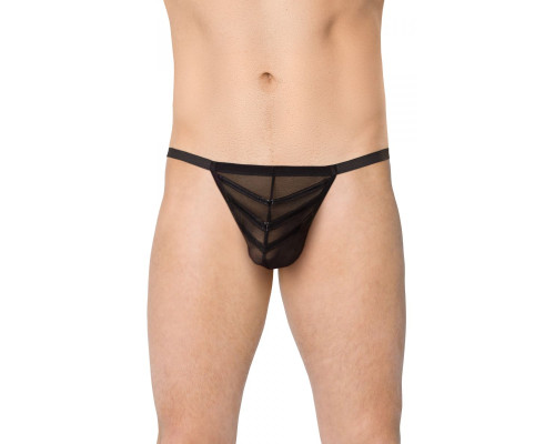 Заказать Мужские трусики-стринги с полосками