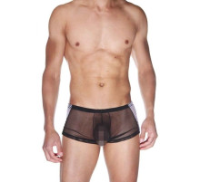 Мужские трусы-боксеры из полупрозрачной сетки