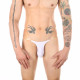 Заказать Мужские трусы-тонги на прозрачных ремешках