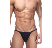 Классические мужские трусы-стринги из гладкой ткани