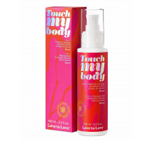 Силиконовый лубрикант 2-в-1 Touch My Body с ароматом моной - 100 мл.
