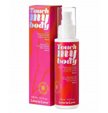 Силиконовый лубрикант 2-в-1 Touch My Body с ароматом моной - 100 мл.