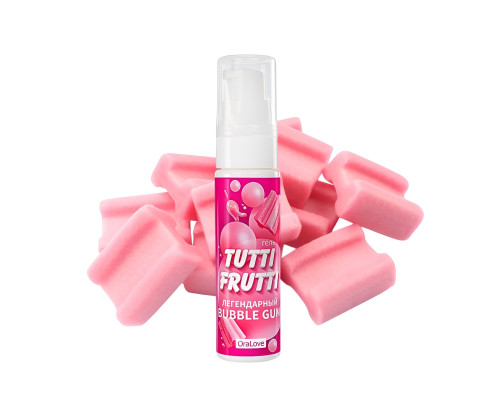 Заказать Интимный гель на водной основе Tutti-Frutti Bubble Gum - 30 гр.