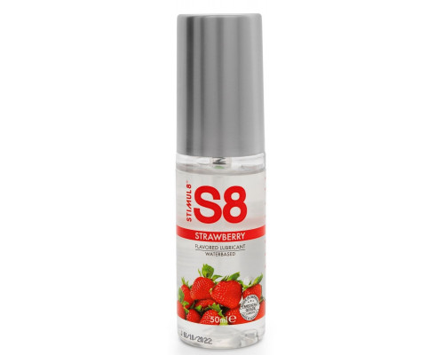Заказать Лубрикант S8 Flavored Lube со вкусом клубники - 50 мл.