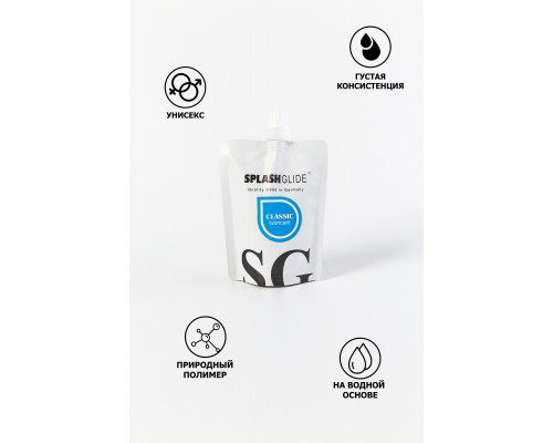 Заказать Лубрикант на водной основе Splashglide Lubricant Classic - 100 мл.