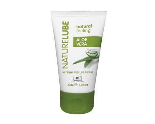 Заказать Смазка на водной основе с алоэ вера Nature Lube - 30 мл.
