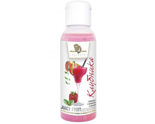 Заказать Интимный гель-смазка JUICY FRUIT с ароматом клубники - 50 мл.