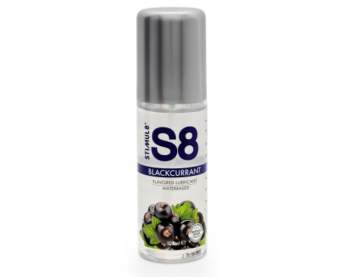 Заказать Смазка на водной основе S8 Flavored Lube со вкусом черной смородины - 125 мл.