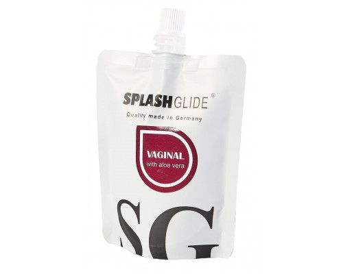 Заказать Ухаживающий лубрикант на водной основе Splashglide Vaginal With Aloe Vera - 100 мл.