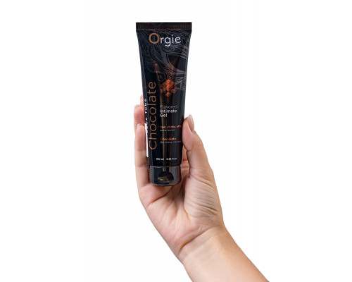 Заказать Интимный гель на водной основе Lube Tube Chocolate с шоколадным вкусом - 100 мл.