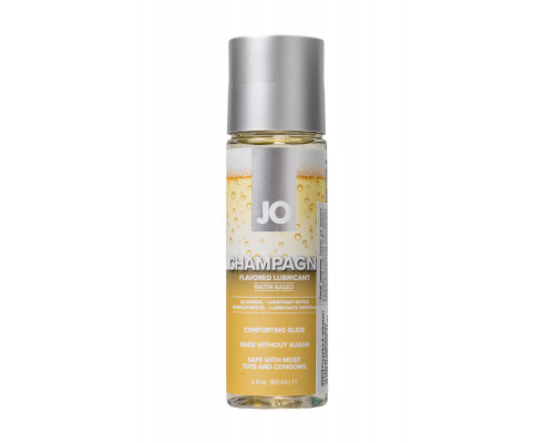 Заказать Лубрикант на водной основе JO H2O Champagne Flavored Lubricant с ароматом шампанского - 60 мл.