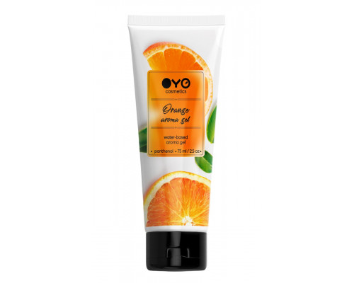 Заказать Лубрикант на водной основе OYO Aroma Gel Orange с ароматом апельсина - 75 мл.