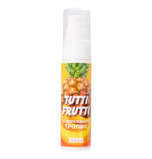 Гель-смазка Tutti-frutti со вкусом тропических фруктов - 30 гр.