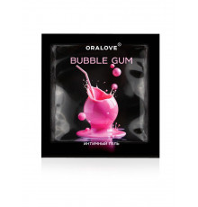Саше съедобной оральной смазки OraLove с ароматом бабл-гам - 3 гр.