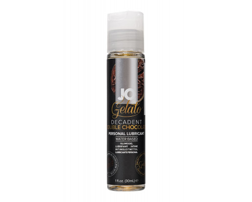 Заказать Лубрикант с ароматом шоколада JO GELATO DECADENT DOUBLE CHOCOLATE - 30 мл.