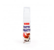 Гель-смазка Tutti-frutti со вкусом тирамису - 30 гр.