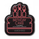 Заказать Лубрикант на водной основе со вкусом торта с кремом Wicked Aqua Birthday cake - 3 мл.