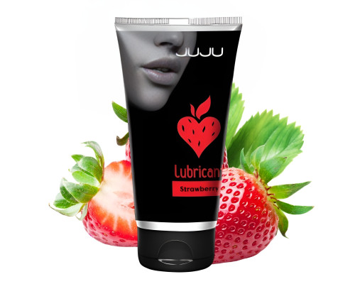 Заказать Съедобный лубрикант JUJU со вкусом клубники - 50 мл.
