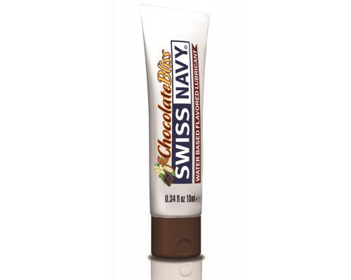 Заказать Лубрикант с ароматом шоколада Swiss Navy Chocolate Bliss Lube - 10 мл.