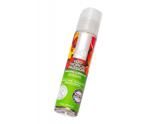 Заказать Лубрикант на водной основе с ароматом тропических фруктов JO Flavored Tropical Passion - 30 мл.