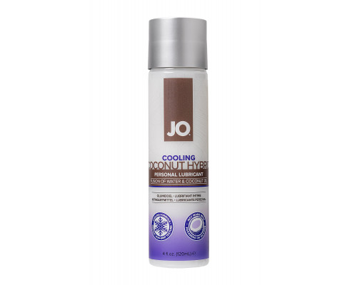 Заказать Водно-масляный лубрикант с охлаждающим эффектом JO Silicon free Hybrid Lubricant COOLING - 120 мл.