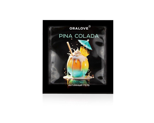 Саше съедобной оральной смазки OraLove с ароматом пина колада - 3 гр.