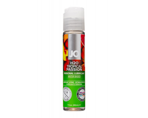 Заказать Лубрикант на водной основе с ароматом тропических фруктов JO Flavored Tropical Passion - 30 мл.