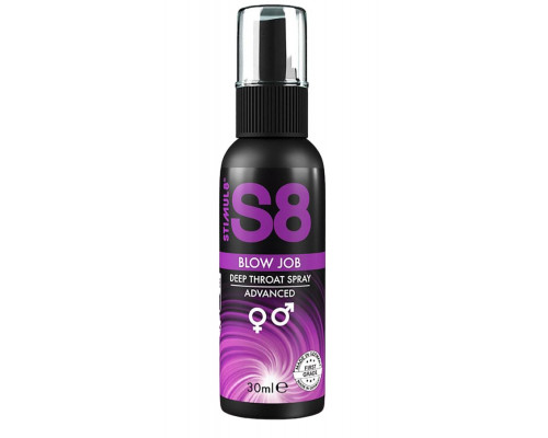 Заказать Лубрикант для орального секса S8 Deep Throat Spray - 30 мл.