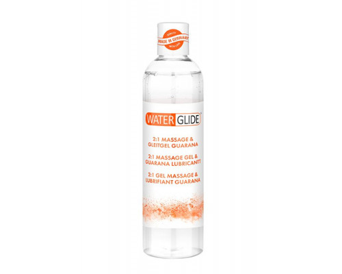 Заказать Гель-смазка 2-в-1 MASSAGE   LUBRICANT GUARANA - 300 мл.