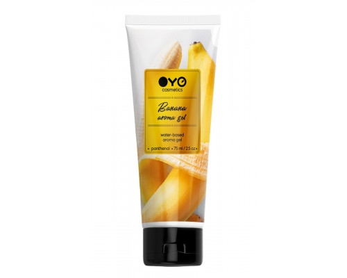 Заказать Лубрикант на водной основе OYO Aroma Gel Banana с ароматом банана - 75 мл.