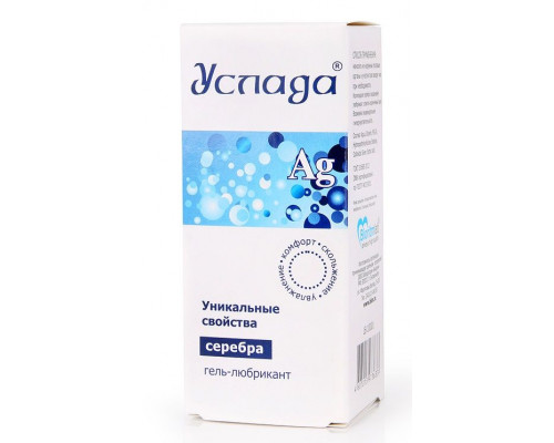 Заказать Гель-лубрикант  Услада  с серебром - 30 гр.